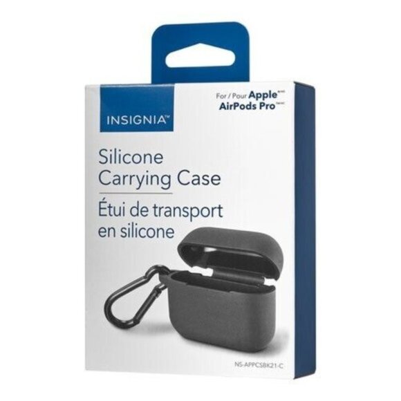 Insignia Silicone Case for AirPods Pro - Black NS-APPCSBK21-C - Picture 1 of 2
